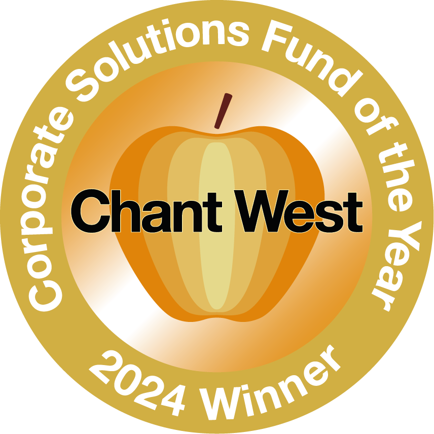 Chant West Corporate Solutions Fund of the year 2024 award logo