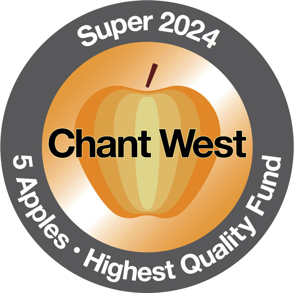 Chant West 5 Apples Super 2023 award