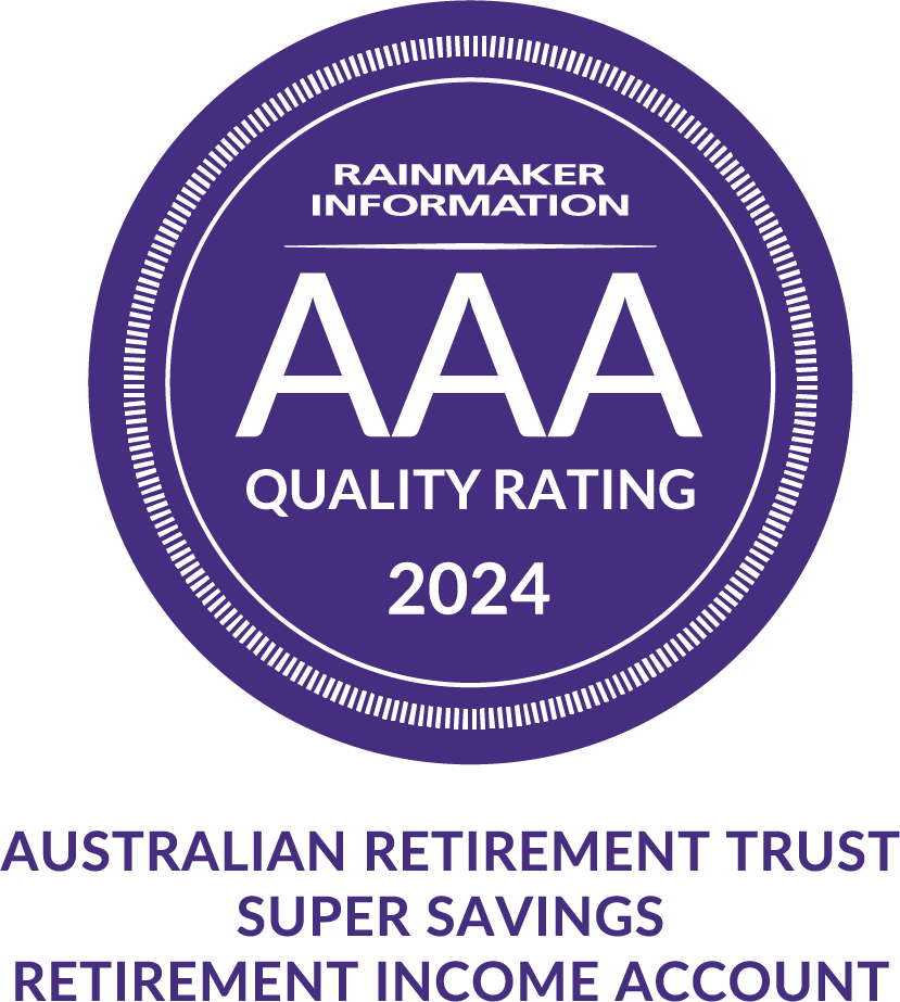 Rainmaker 2024 Super Savings Retirement Income Account award logo