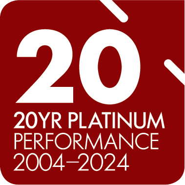 SuperRatings Accumulation Platinum Performance 20 years 2024